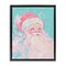 Stupell Industries Pastel Jolly Santa Claus Floating Frame Design by Arlington Prints